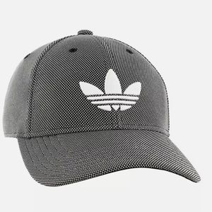 Adidas Trefoil Plus Pre-Curve Black Dot Knit Hat